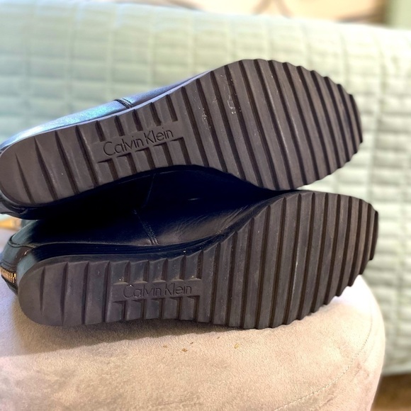 Calvin Klein Judith wedge ankle boots, 100% leather. Super comfortable and cute. - Picture 7 of 10